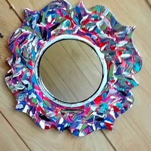 Hand painted mirror